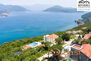 Urbanizovano zemljiste pogled na more Zvinje Herceg Novi